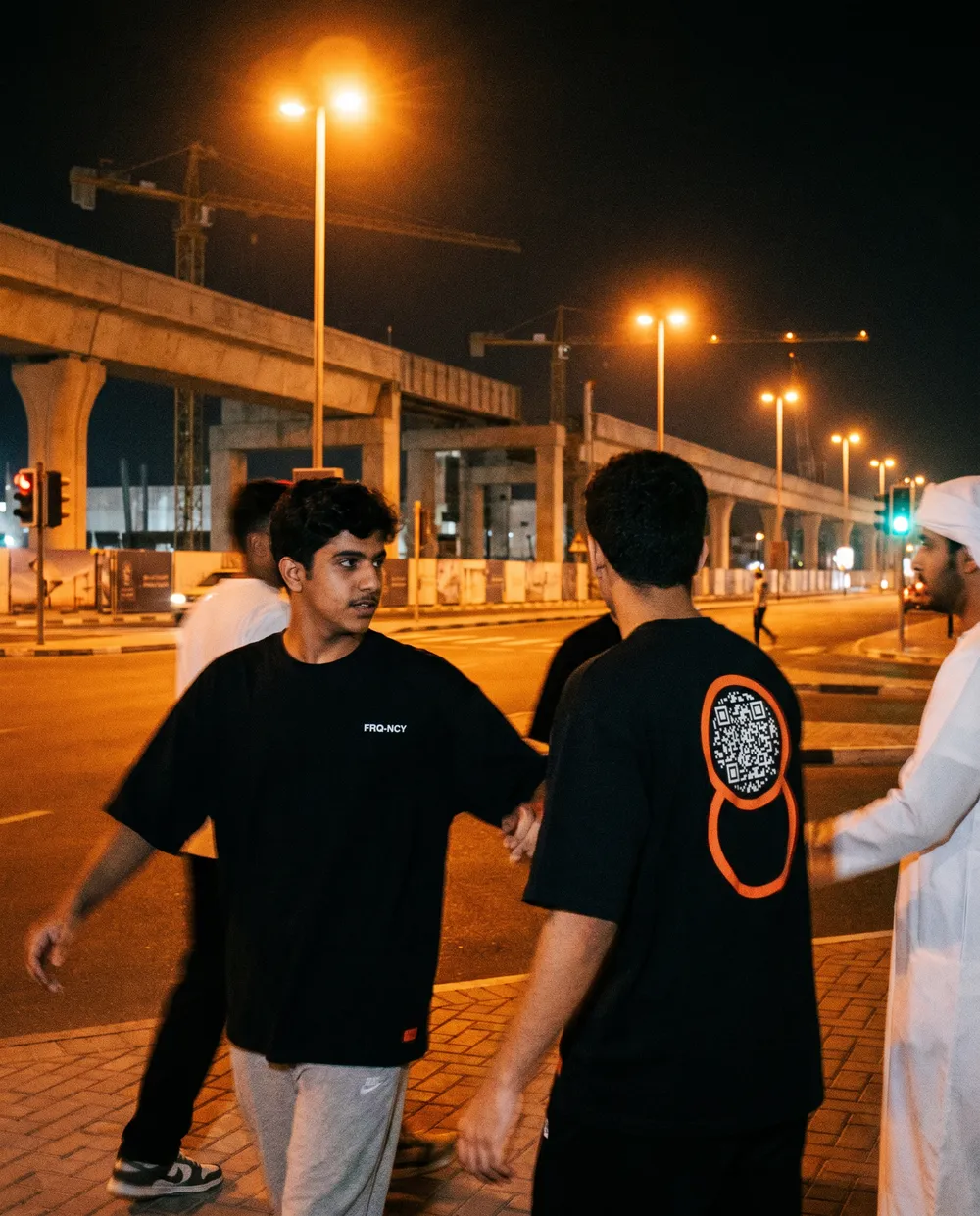 FRQ-NCY Season 01 campaign — Abu Dhabi at night